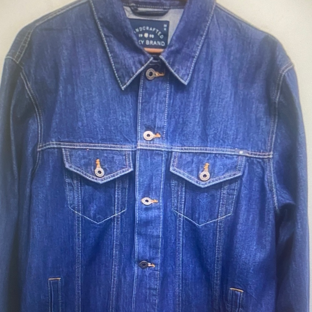 Lucky Brand Dark Blue Denim Jacket - Classic Truckers Style
